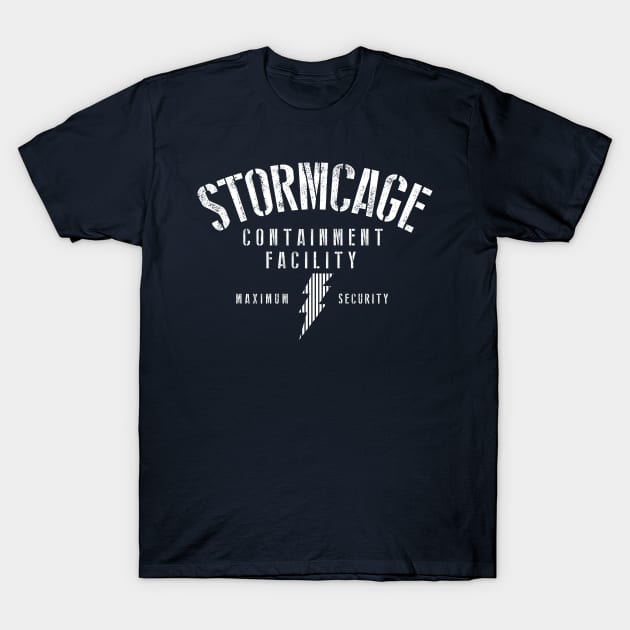 Stormcage Containment Facility T-Shirt by MindsparkCreative